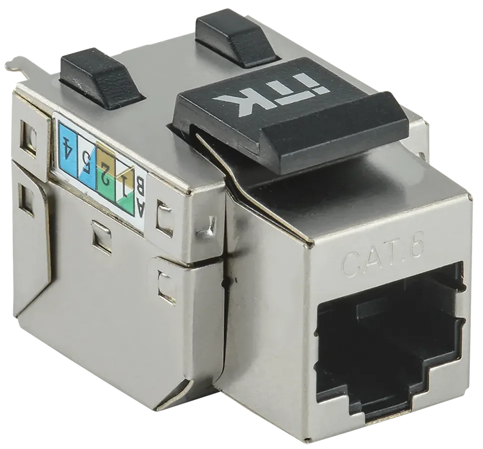 ITK Модуль Keystone Jack кат.6 FTP 110 IDC 90град розеточный