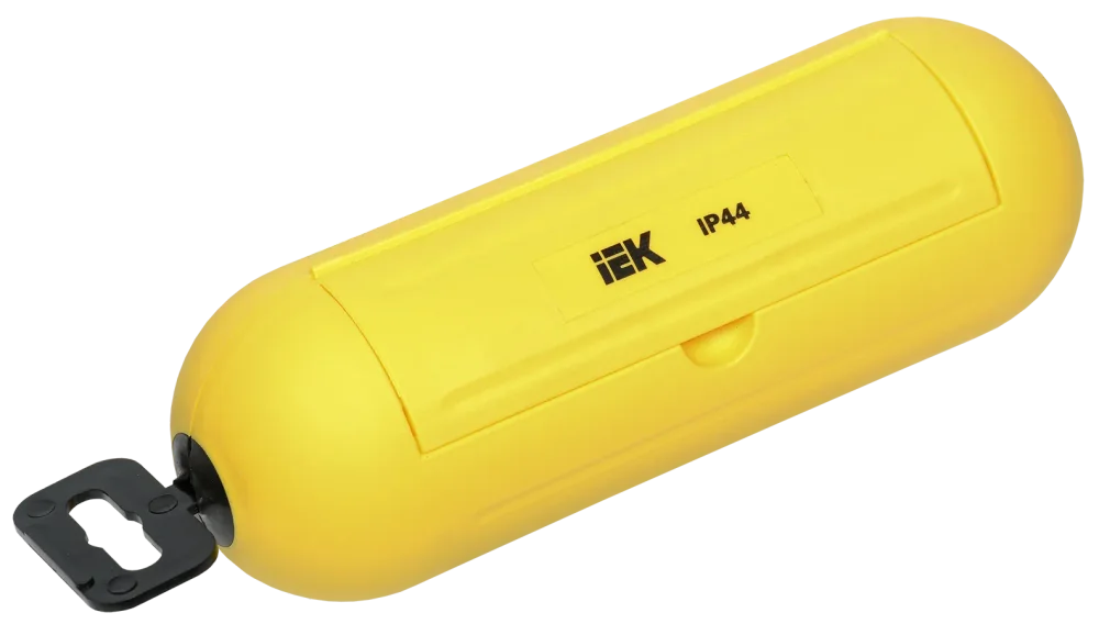Бокс для защиты кабельного соединения IP44 желтый IEK