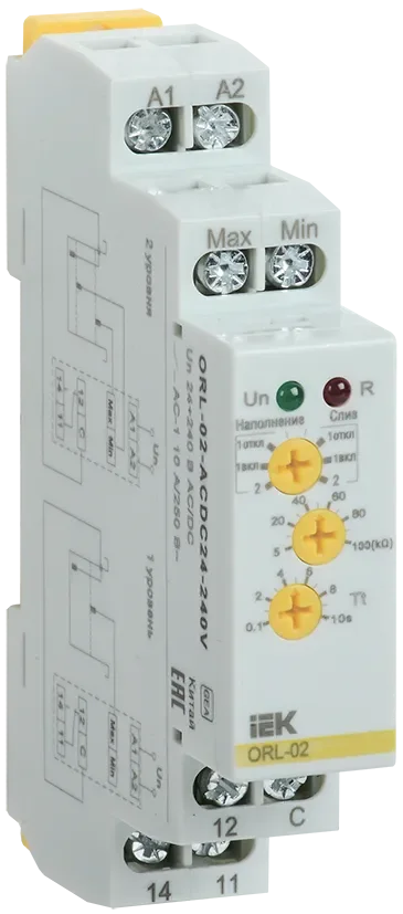 Реле наполнения/дренажа ORL 24-240В AC/DC IEK