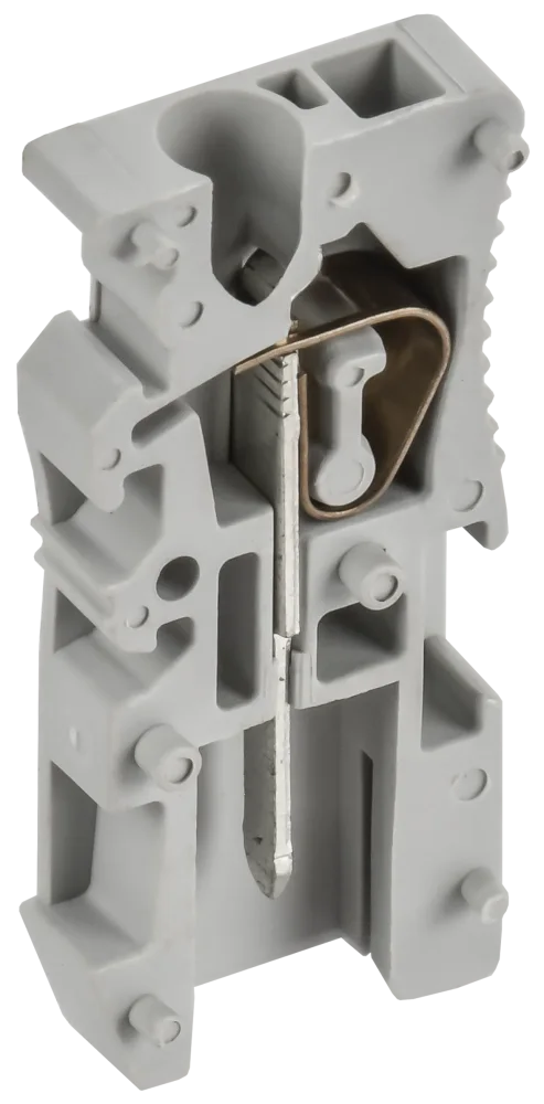ARMAFIX Клемма пружинная CX2,5-SN 2,5мм2 разъемная на кабель (1 зажим 1 разъем) серая IEK