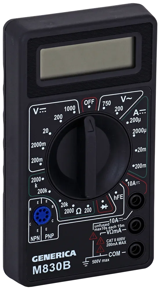 Мультиметр цифровой M830B GENERICA