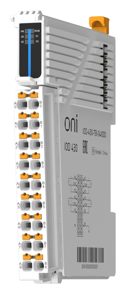 IOD 430 Модуль аналогового ввода 4 токовых сигнала ONI