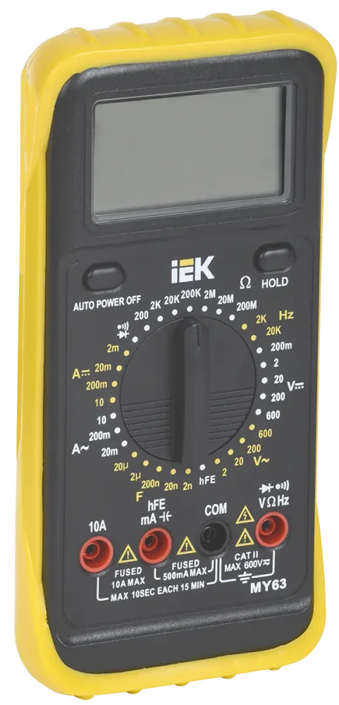Мультиметр цифровой PROFESSIONAL MY63 IEK